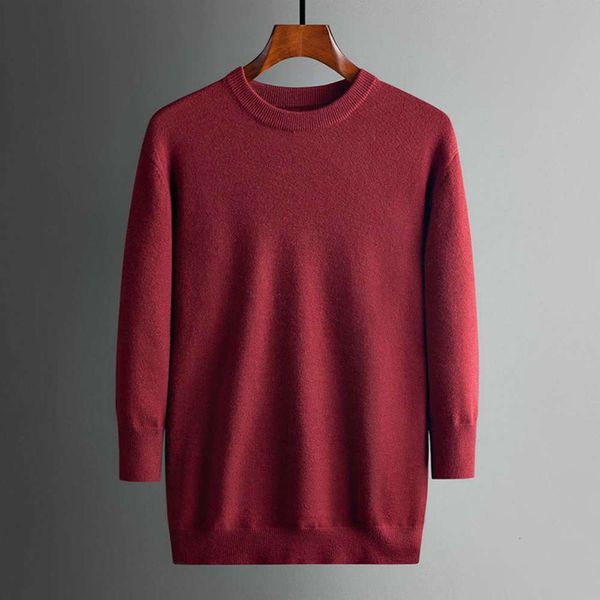 

20212021 new men's autumn and winter bottom coat korean fashion personality sweater round neck, White;black