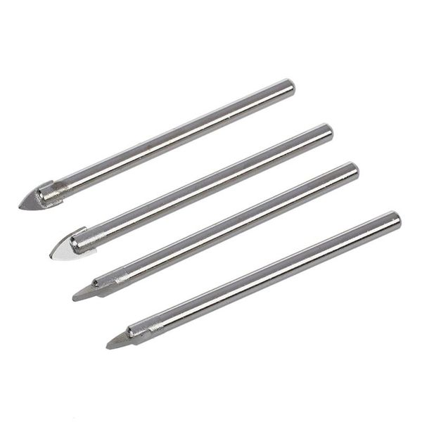

professional drill bits 70 mm long spearhead 6mm cutting or tile marble glass bit tapper 4 pieces