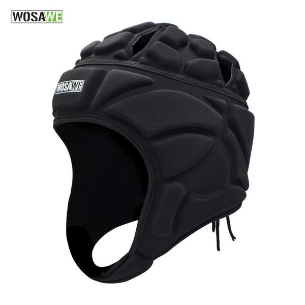 

cycling helmets wosawe goalkeeper helmet thickened eva padded rugby protector adjustable breathable head guard gear soccer football skateboa