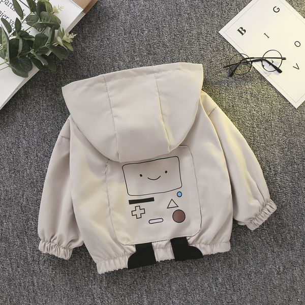 

new autumn windbreaker kids jacket boys cute baby outerwear coats boys kids hooded children clothing 2-6 years, Blue