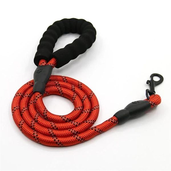 

1.5m luminous beautiful nylon safety buckle dog pet leash 03
