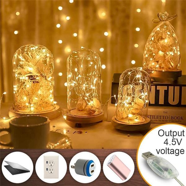 

strings string lights christmas fairy usb with 13 key remote 33ft 100 led waterproof decorative copper wire festival party