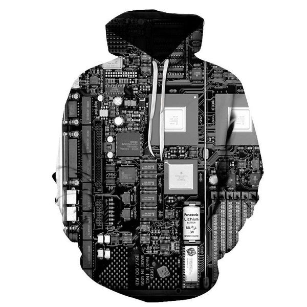 

men's hoodies & sweatshirts cool street wear men and women 3d printed sweatshirt spring autumn custom mens size s-6xl, Black