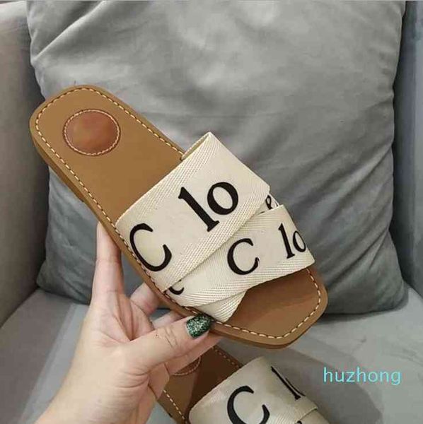 

sandals fashion-alphabet band slippers female wear spring and summer net red casual square flat sandals 7vtv, Black