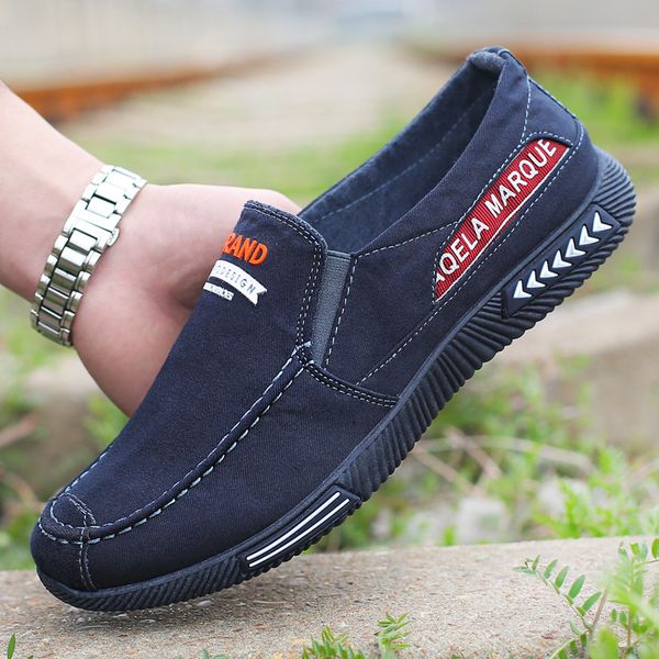 

men shoes 2020 new comfortable canvas shoes men casual shoes male flat loafers gentlemen breathable soft flat driving shoe