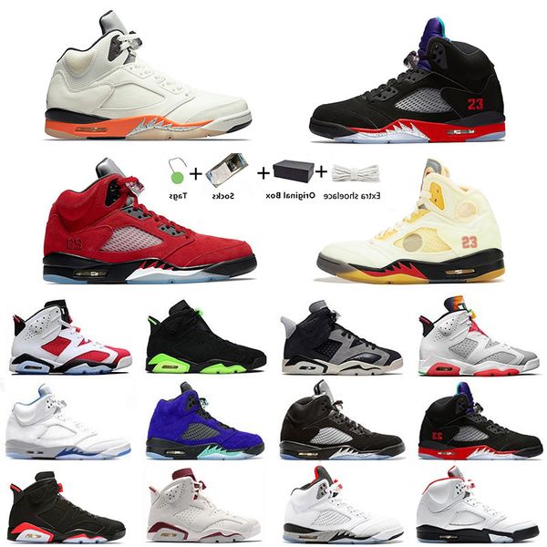 

2022 jumpman 5s basketball shoes wild things white alternate bel-air moss denim blue toro bravo thunder taupe tattoo men women trainers spor