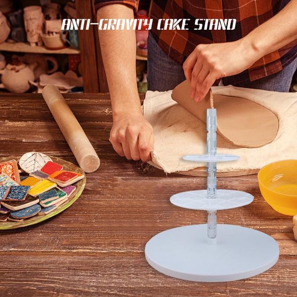 

other bakeware anti gravity pouring cake support structure frame 3-tiered diy decorative stand fondant sugar craft making tool