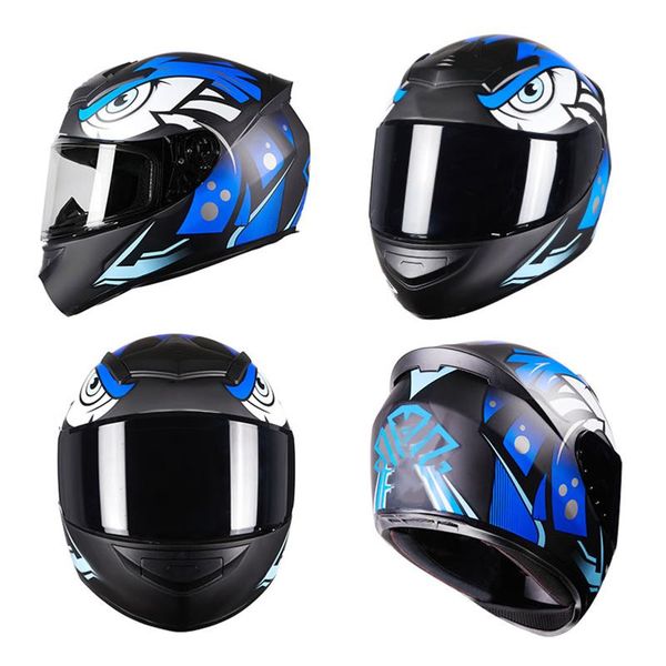 

motorcycle helmets helmet full face street for cool rider equipment eye-catching