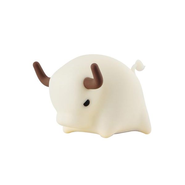 

night lights usb rechargeable led light timed off dimmable bedside lamp cute calf cattle for baby room bedroom living