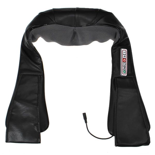 

12v 24w electric neck back shoulder heat spa massager machine