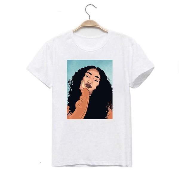 

t shirt women summer tee shirts moden girl printed graphic tees women clothes streetwear, White