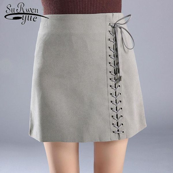 

skirts 2021 the spring fashion mini womens with a-line high waist short skirt casual solid color feminine lady 1852 50, Black