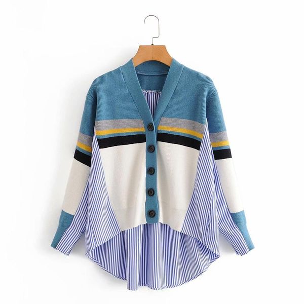 

2021 new women cardigan sweaters wool autumn v-neck fashion cardigans casual long sleeve pull female england style outwear coat s0dv, White;black