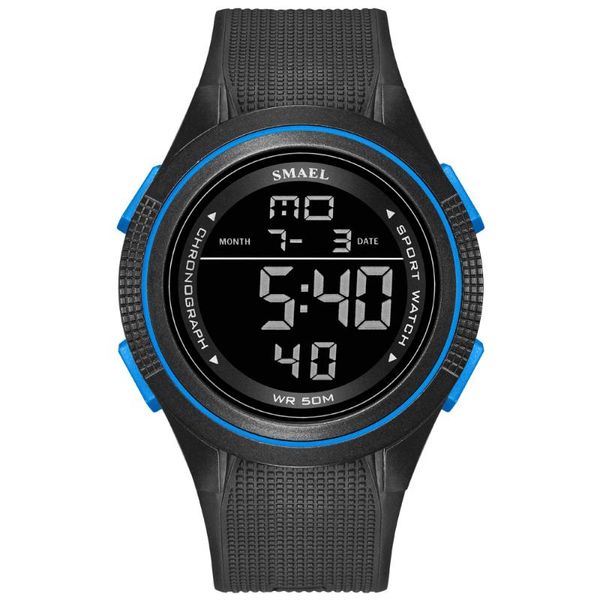 

wristwatches fashion sports electronic watch for men multifunction waterproof wristwatch digital display chronograph relogio feminino, Slivery;brown