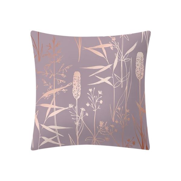 Cuscino/Cuscino decorativo Housse De Coussin Fodera per cuscino rosa oro rosa Fodera per cuscino San Valentino Federa quadrata Decorazione per la casa Funda Cojin 19 gennaio