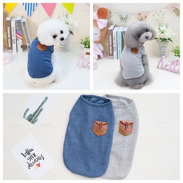 

dog apparel pet clothes spring and autumn fashion simple sweater suitable for small medium such as teddy supplies