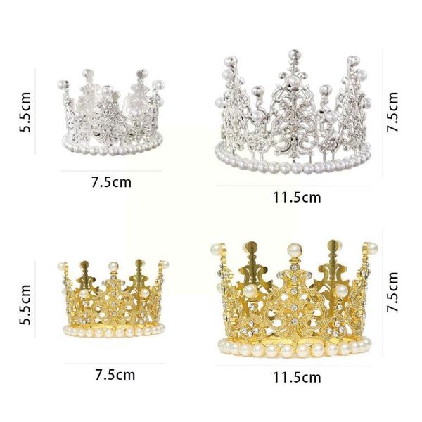 

other festive & party supplies 1pc crown cake er decoration decorative elegant birthday princess wedding decoratio d2l1