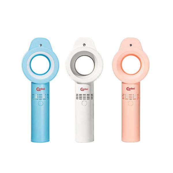 

leafless spray moisturizing small fan portable mini fan handheld home office adjustable usb rechargeable