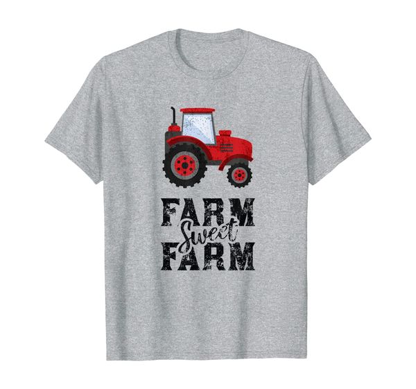 

farm sweet farm shirt funny tractor rancher farmer gift t-shirt, White;black