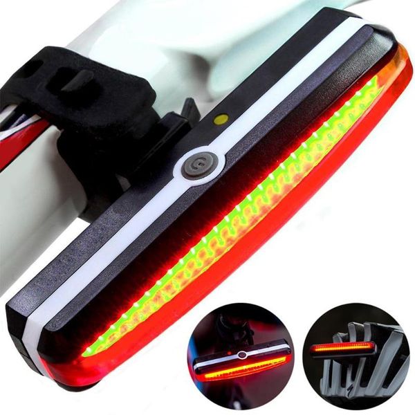 

bike lights mtb usb rechargeable high-light tail light strobe warning lamp