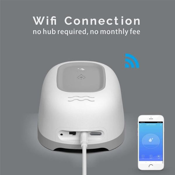 

smart home control water leak sensor leakage spot alarm detector independent detection flood alert overflow security system
