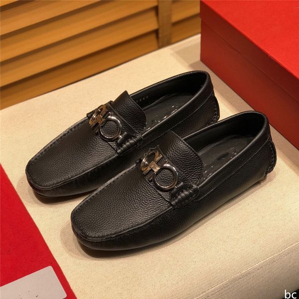 

retro men luxury dress shoes brogue style party leather formal shoes wedding shoes men flats leather oxfords slip on fashion loafers 46, Black