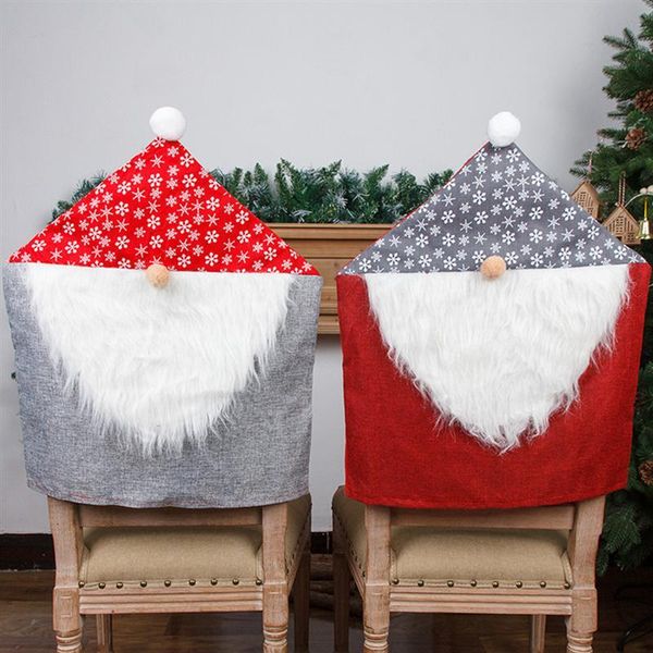 

chair covers unique christmas cover faceless burlap hair back xman home decorations