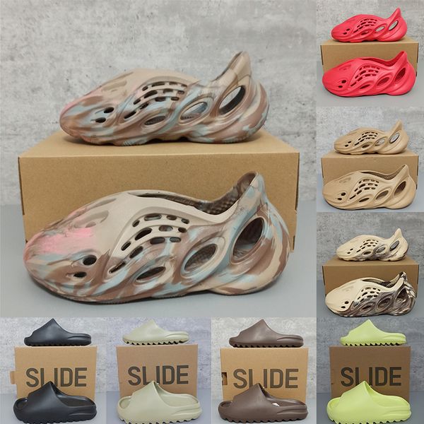 

designer slipper pantoufle for men women slippers summer stone sage sulfur ochre mist sliders sandales resin onyx pure slides fashion mules, Black