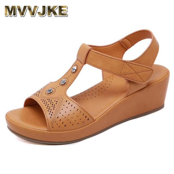

dress shoes mvvjkewomen sandals summer fashion crystal gladiator wedges woman slides peep toe solid lady casual platform, Black