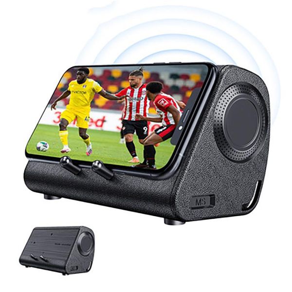 

mini speakers bluedio speaker wireless smart mobile phone holder sound bar magnetic induction tv music stereo loudspeaker with box
