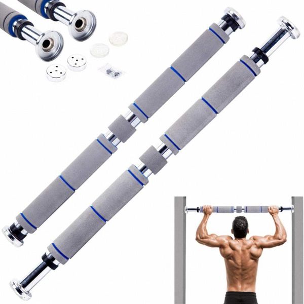 

horizontal bars adjustable door bar easy installation pull up durable steel comfortable foam exercise muscle training gear