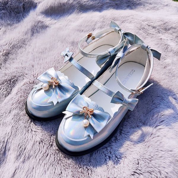 

fine student archery kawaii female girls tea beautiful japanese party anime lolita harajuku jk women's shoes buckle cosplay nmuj, Black