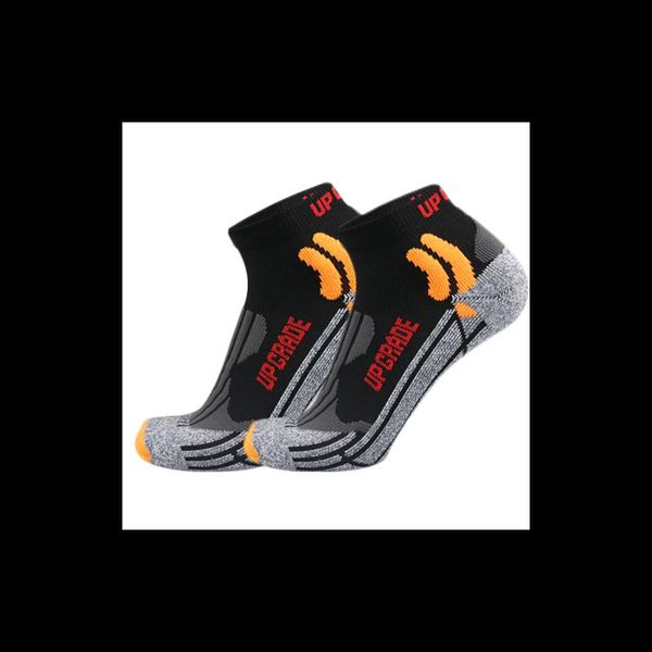 

sports socks mens womens running cotton compression outdoor cycling breathable basketball ski thermal, Black