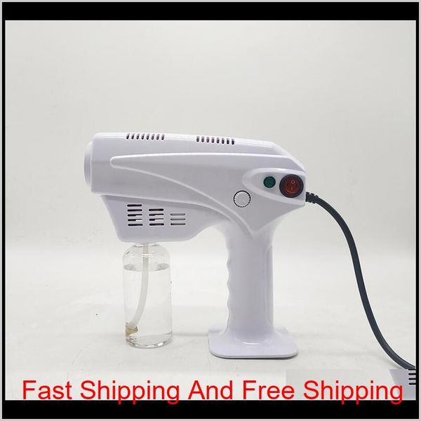 

handheld blue light nano steam gun atomization disinfection fog machine hair spray machine household cleaning tool qylfin hx_pack