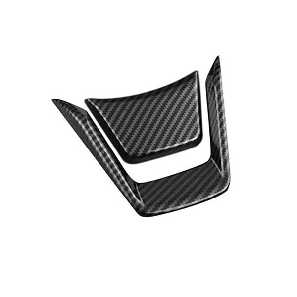

for forester 2021 2021 carbon fiber car steering wheel decor cover trims frame sticker accessoires