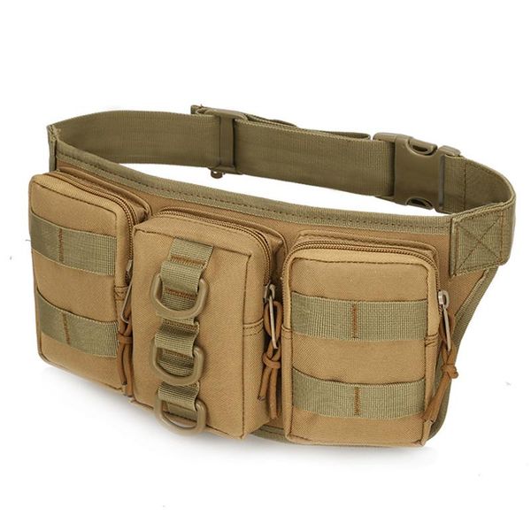 

outdoor tactical waist bag waterproof nylon camping hiking backpack pouch hand bag bolsa style mochila