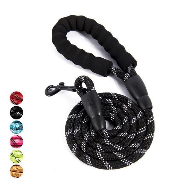 

pet dog leash eva nylon reflective spring explosion-proof traction leash dog large medium small walking rope wholesale