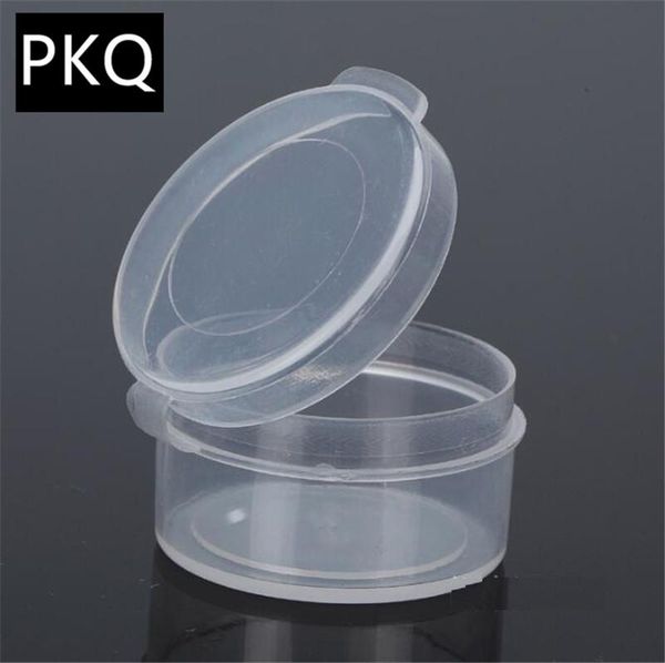 

storage boxes & bins 50pcs 11 sizes round clear plastic box small item containers beads crafts jewelry display case