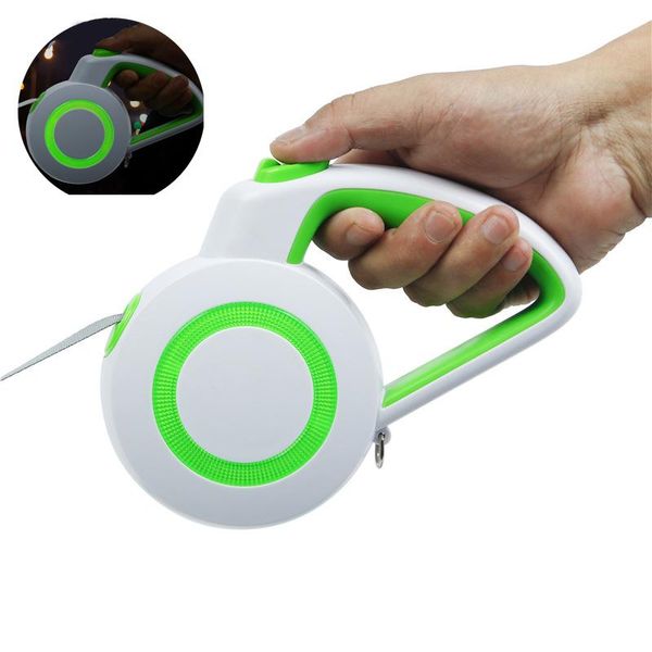 

dog collars & leashes pet retractable nylon traction tape reflective leash for puppy small cat walking leads accessories