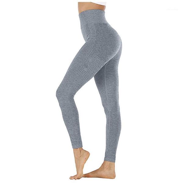 

yoga outfit 40# high waist push up leggings workout women hip seamless point speed dry pants fitness sport gym running