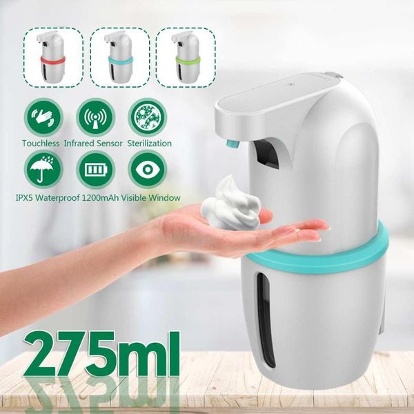 

liquid soap dispenser automatic touchless with infrared motion sensor dish kitchen bathroom hand free