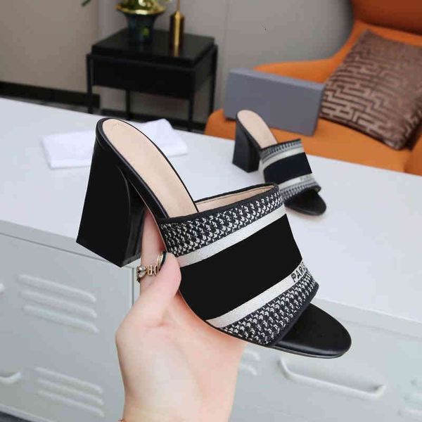 

sandals luxurys designers shoe brand summer shoes designer womens women slip pointed toe sandal slingback pumps with box size, Black