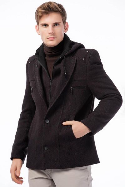

men's jackets dewberry men black coat-1030001 k7532.., Black;brown