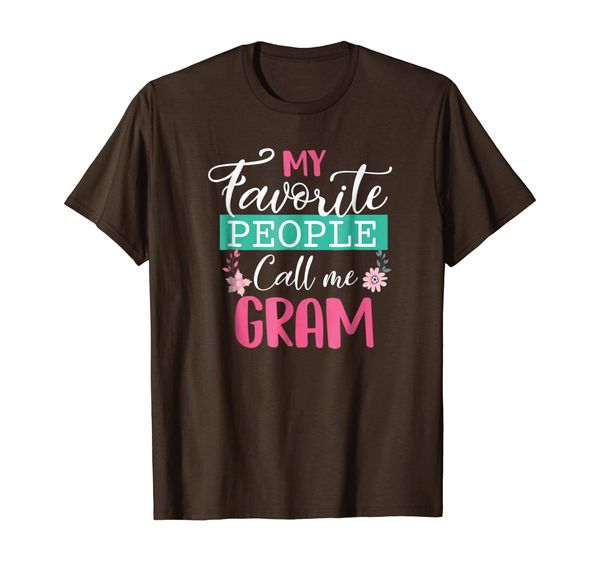

My Favorite People Call Me Gram Grandma Mother' Day Gift, Mainly pictures