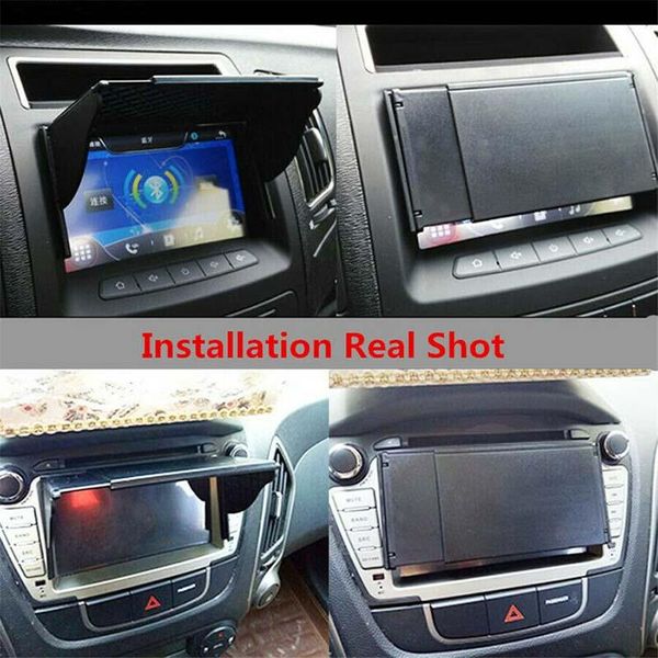 

car sunshade black navigator sun shade anti-reflections radio cover accessories