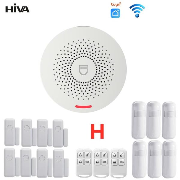

alarm systems wifi smart home system wireless 433mhz burglar security tuya life app control kit