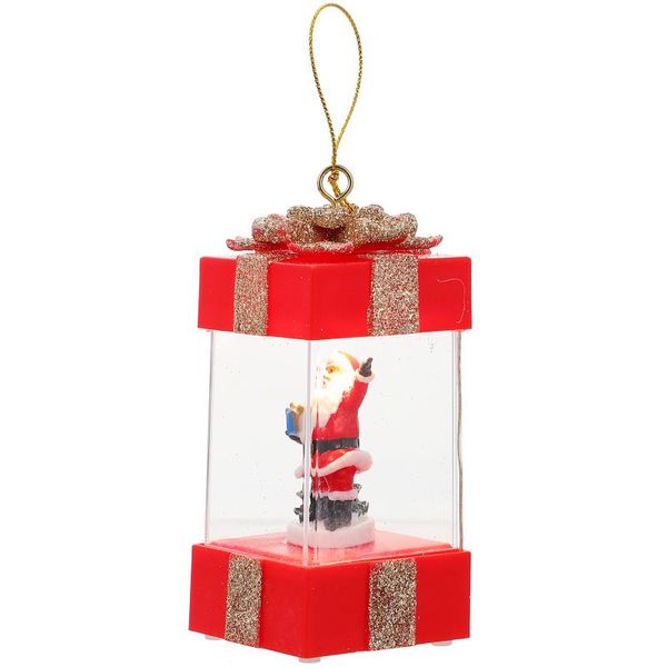 

party decoration portable christmas lantern small santa claus landscape lamp
