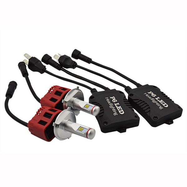 

new 2pcs 45w 4500lm h4 light durable car led bulb automobile front headlight high low beam lamp portable vehicle parts