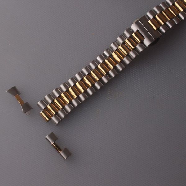 

watch bands for 1853 t17 t461 t014430 t014410 prc200 strap curved watchband silver gold 12 14 16 18 19 20 21 22mm stainless steel band, Black;brown