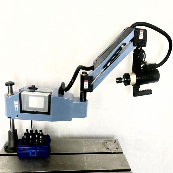 

pneumatic tools m3-m12 220v cnc servo auto electric tapping threading machine industrial universal head swing-arm ce